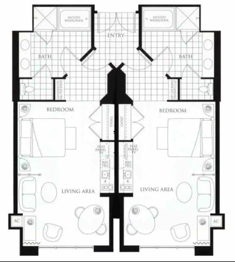 Apartamento No Fees-mgm Stripview Adjoining F1 View Las Vegas