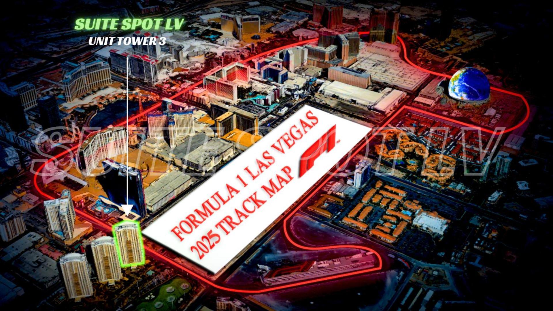 Aparthotel Eclipse At Mgm Signature Tower 3 Balcony Strip View F1 Track View *