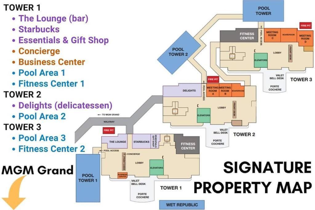 32nd Flr Penthouse Mgm Signature No Fee Apartamento
